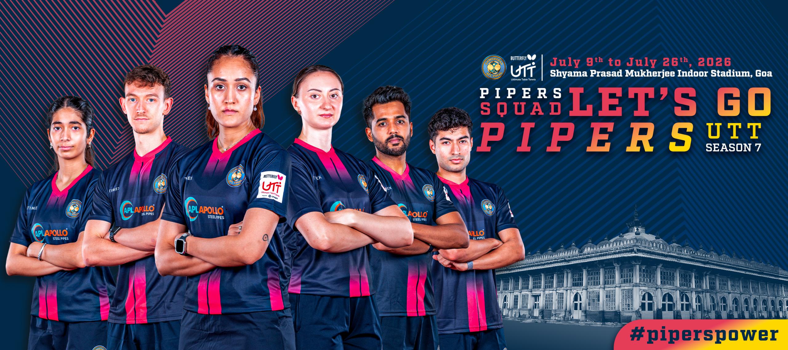 Let's Go Pipers - Banner - Homepage - Desktop